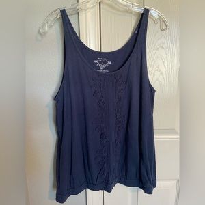 Beautiful Navy Blue Tank Top